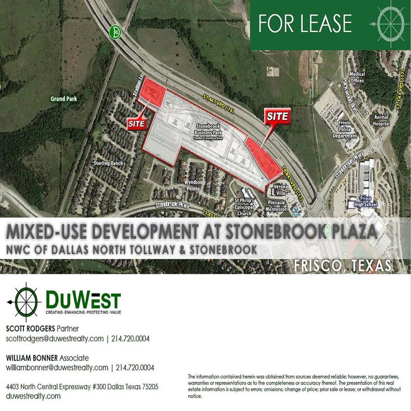 MIXED USE DEVELOPMENT AT STONEBROOK PLAZA — 6735 Dallas Pkwy, Frisco, TX, 75034