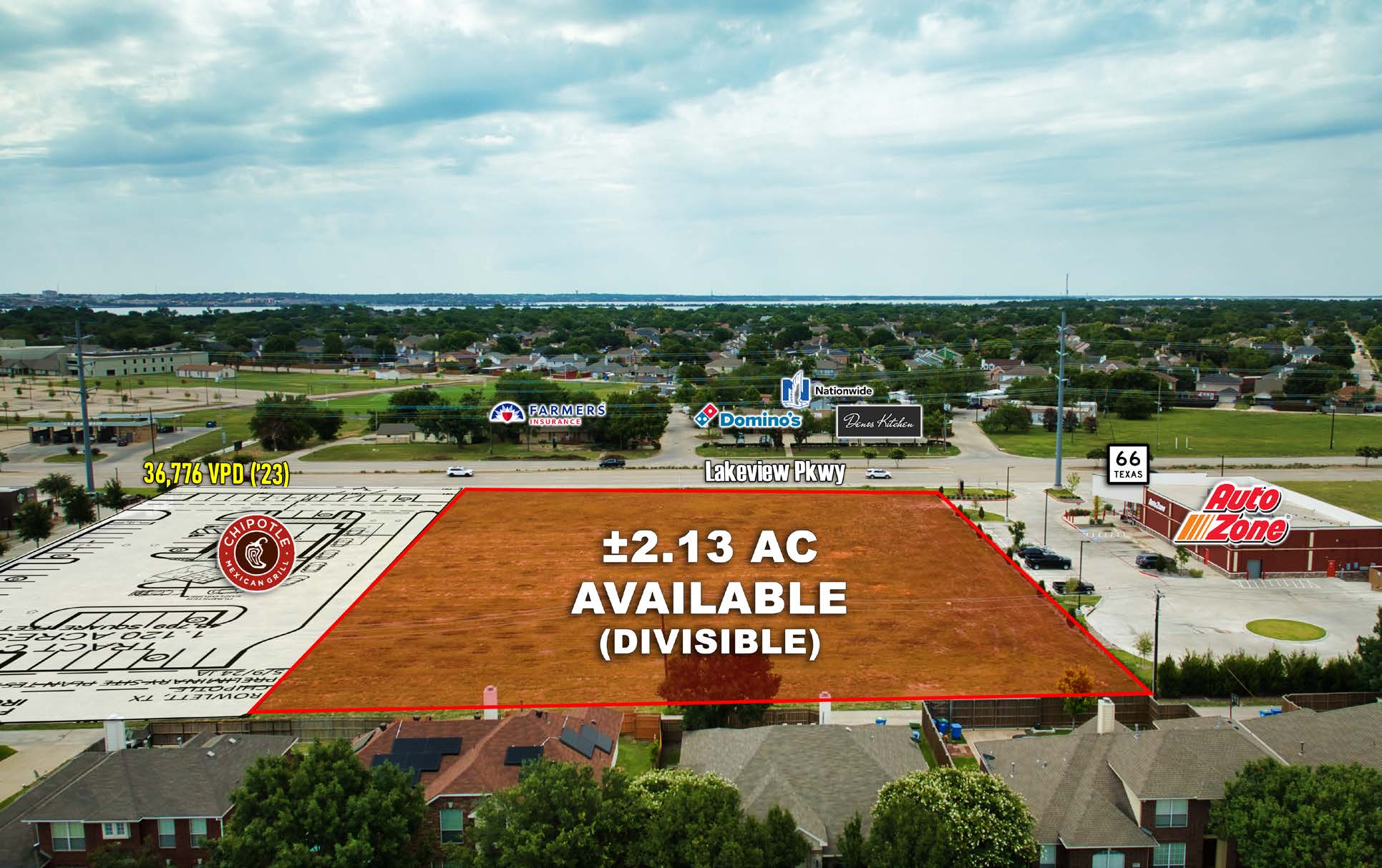 Lakeview Pkwy @ Richmond Dr. - 2.337 Acres Available — 8101 Lakeview Pkwy, Rowlett, TX photo 2