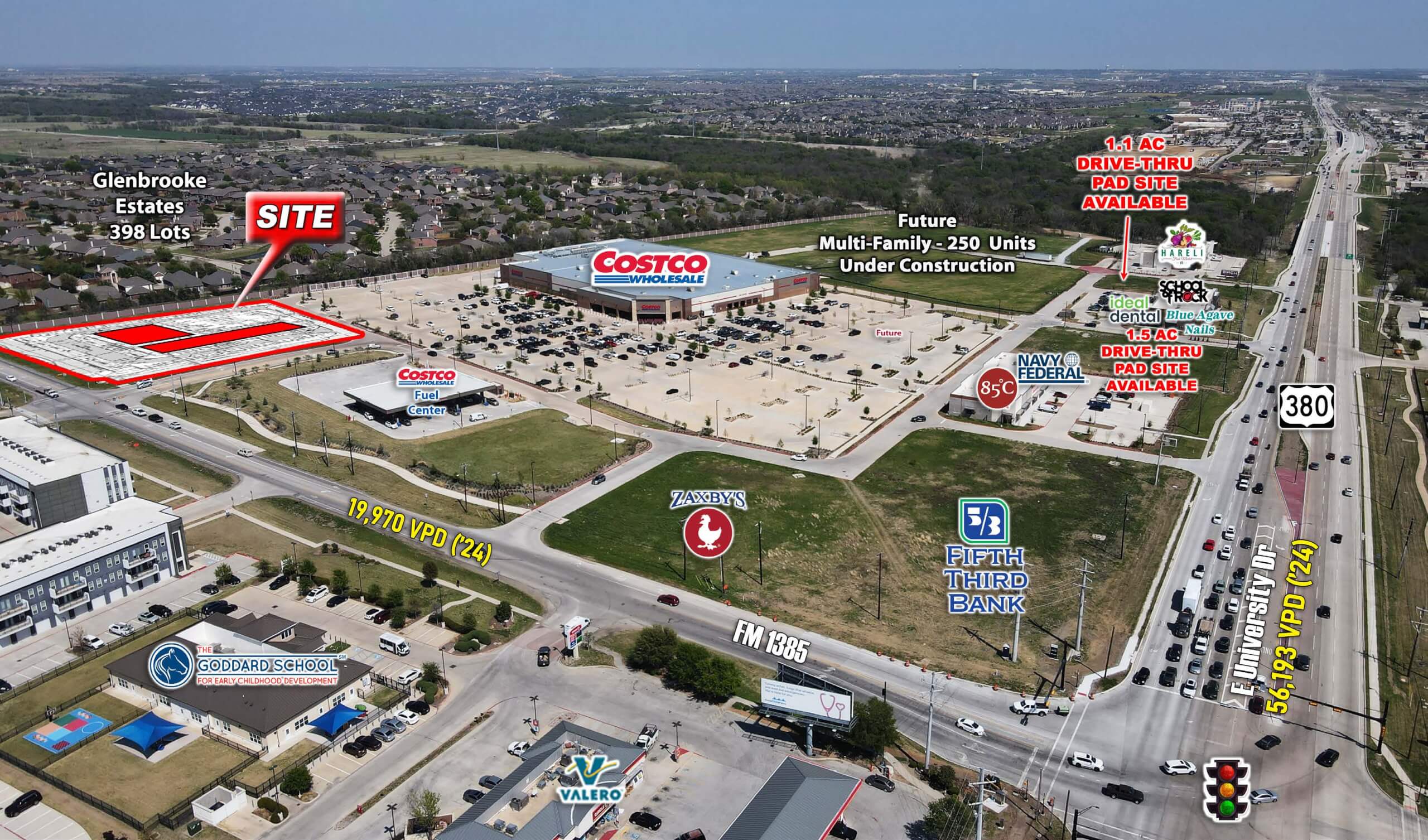 Westside Development | Prosper, TX — 5828 West University Drive, Prosper, TX, 75078