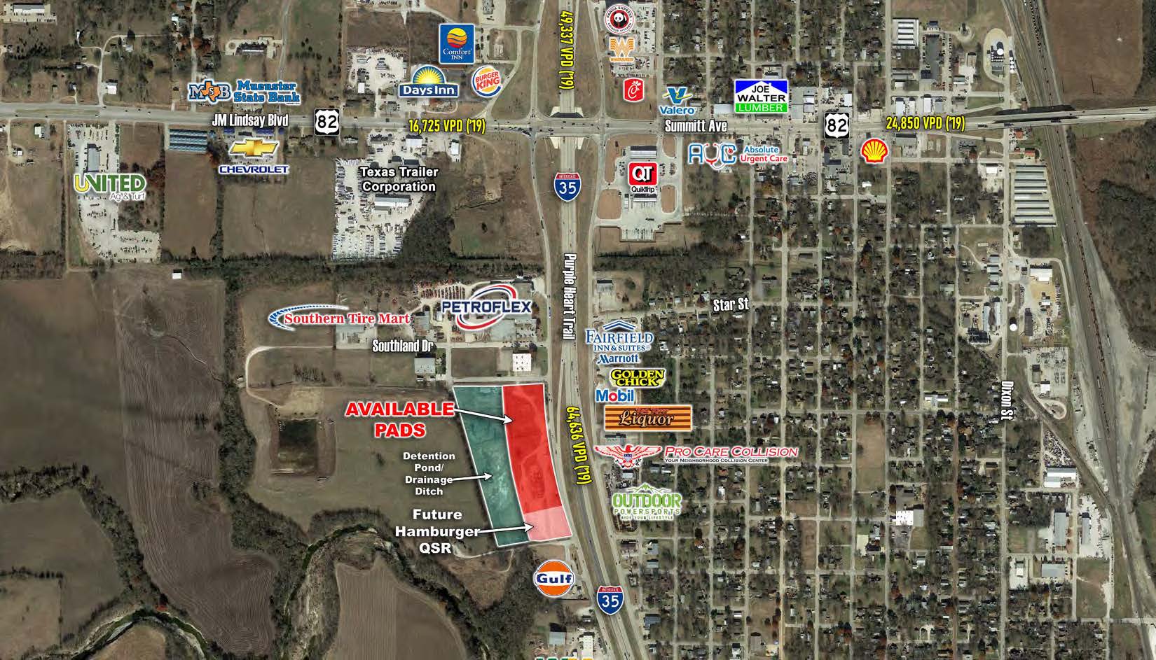 Gainesville, TX Land — 1305 N I-35, Gainesville, TX, 76240