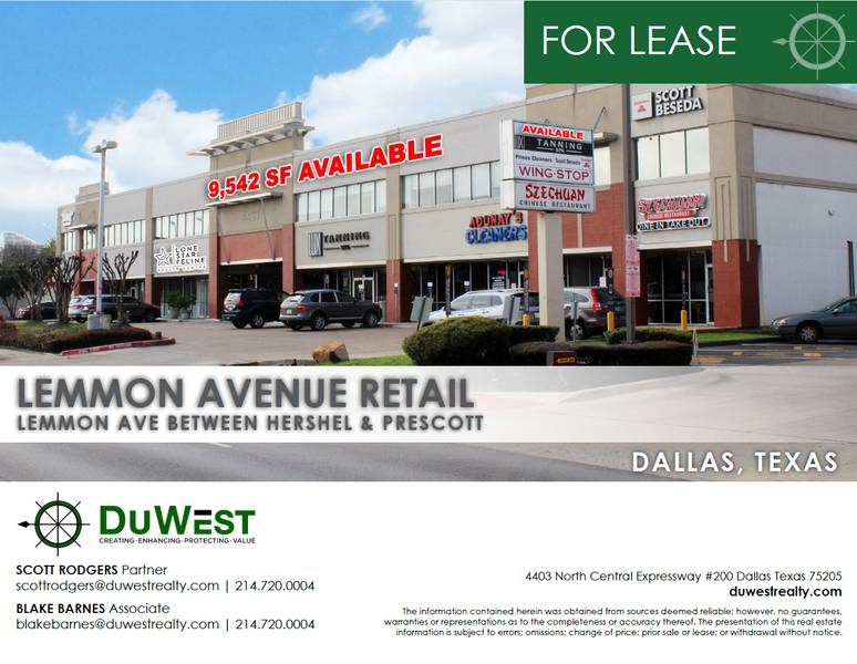 4401 Lemmon Ave — Lemon Ave Between Hershel & Prescott, Dallas, TX, 75219