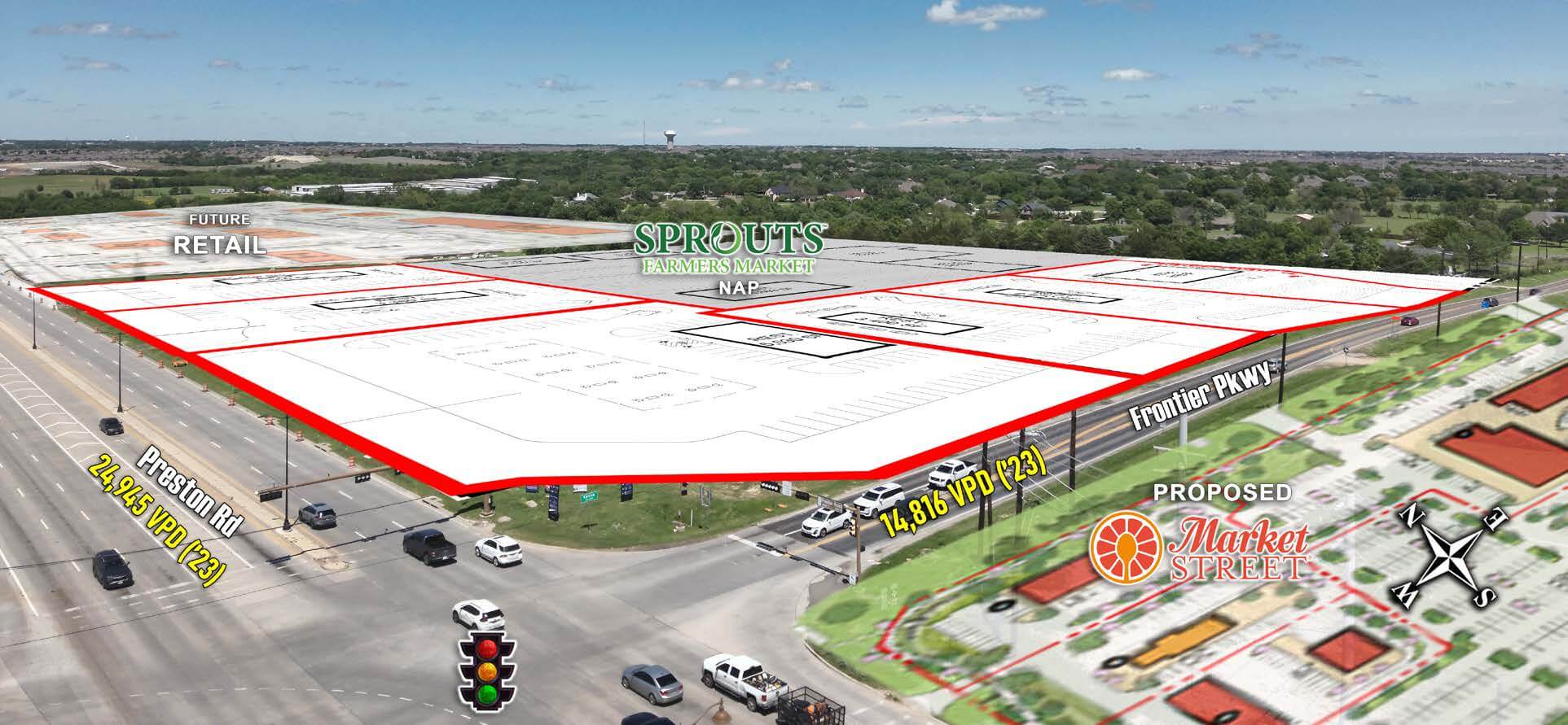 Preston Frontier Development | Prosper, TX — 4540 South Preston Road, Prosper, TX, 75009