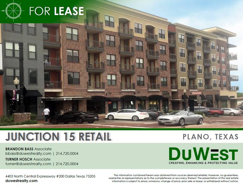 Junction 15 Retail — 930 E 15th Street, Plano, TX, 75074