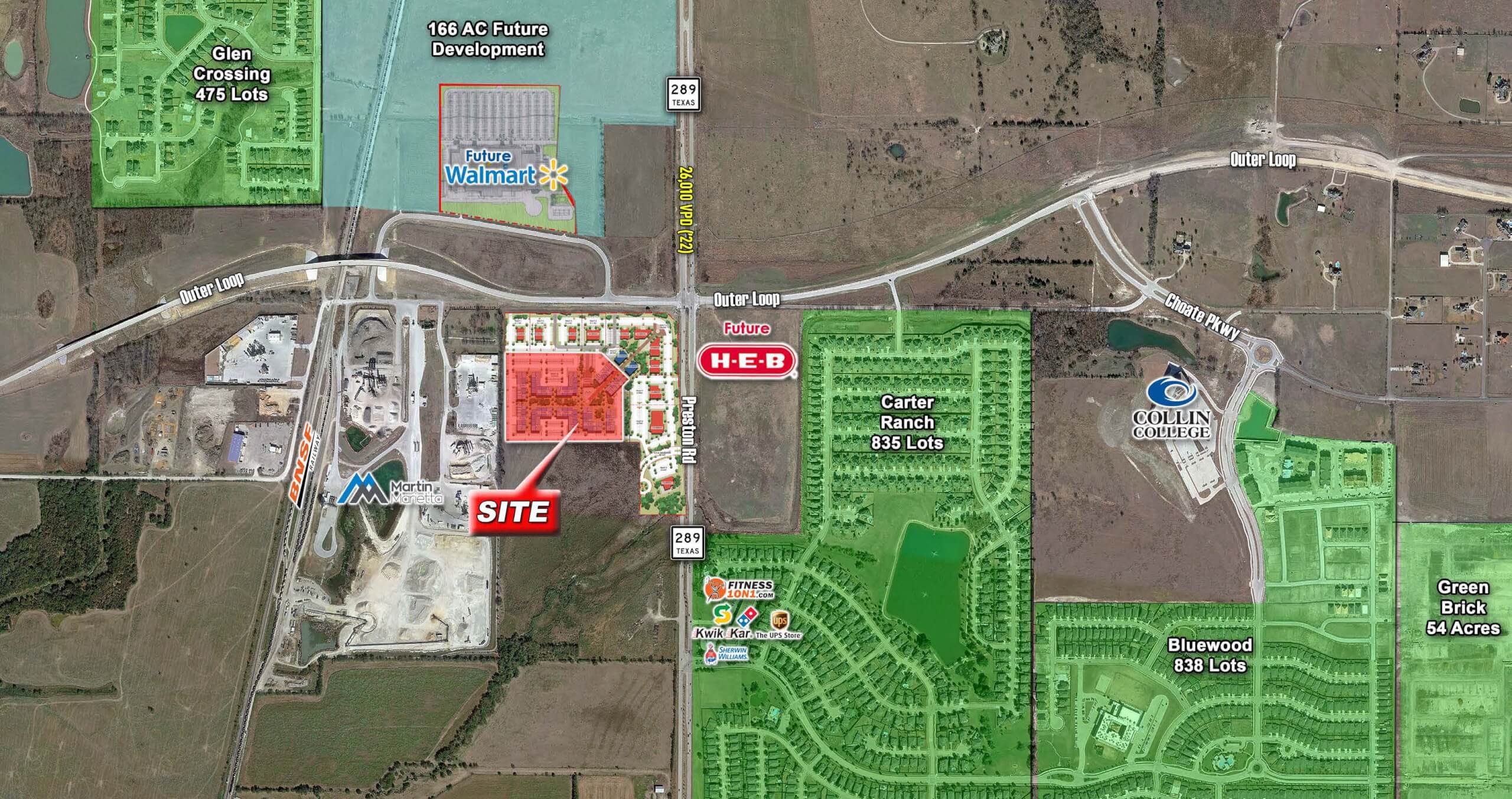 320 Unit Multifamily Entitled Tract | Celina, TX — 2305 South Preston Road, Celina, TX, 75009