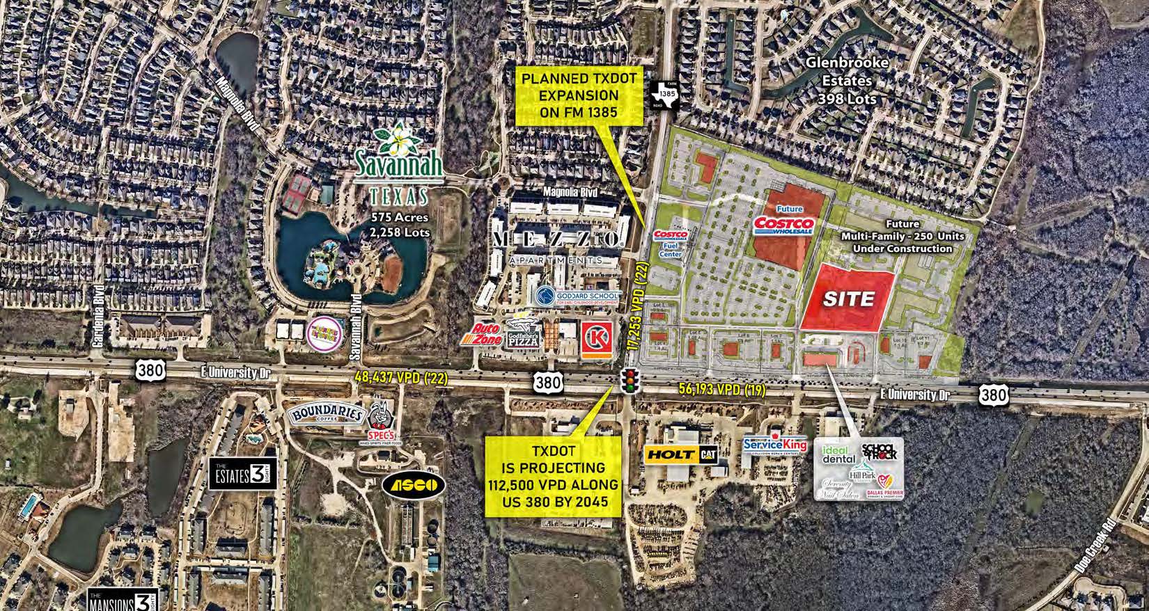 Westside Hotel Site | Prosper, TX — 27710 E University Dr, Prosper, TX