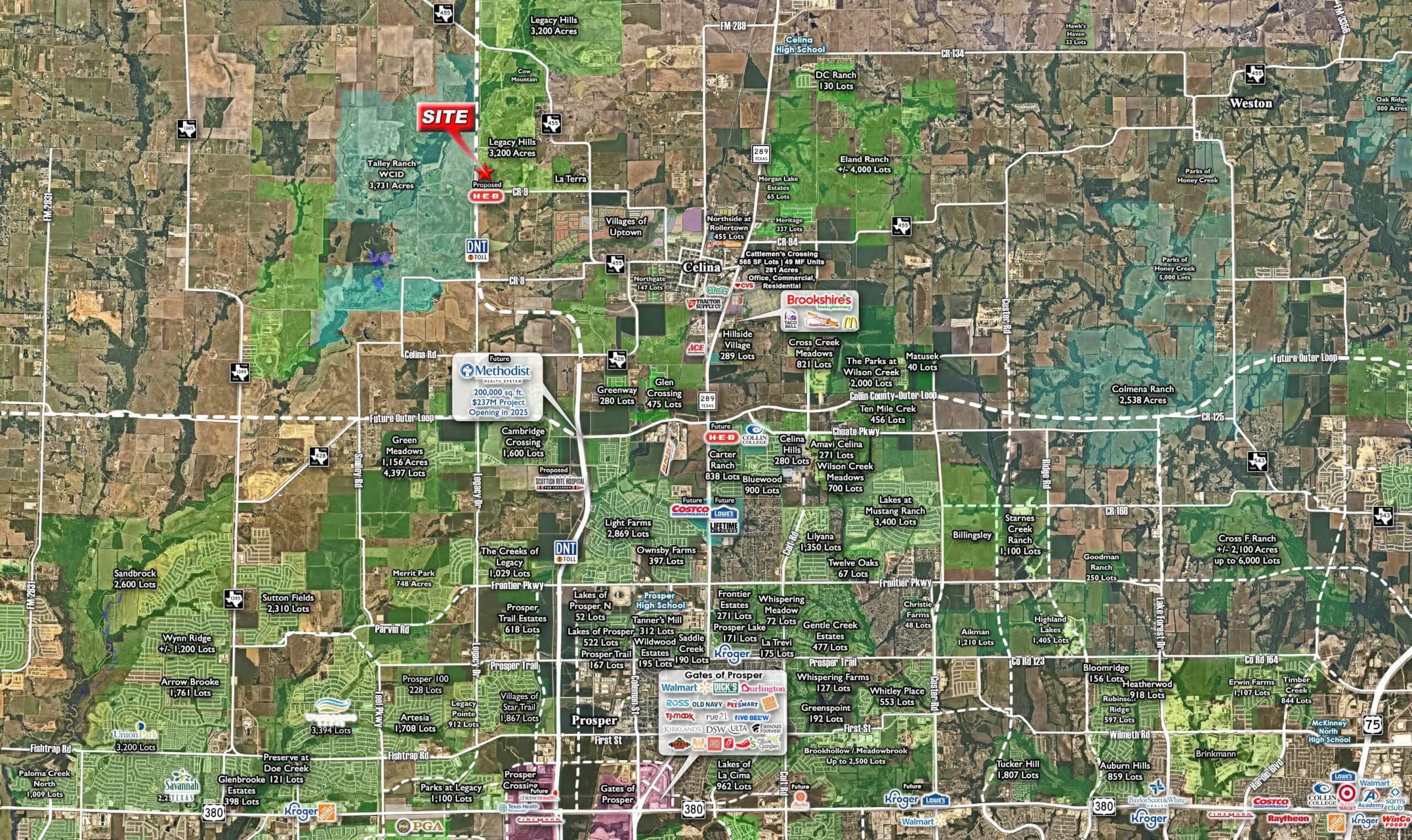 Legacy Hills Retail @ NEQ of DNT & Fred Smith Pkwy | Celina, TX — 8611 CR 9, Celina, TX photo 2