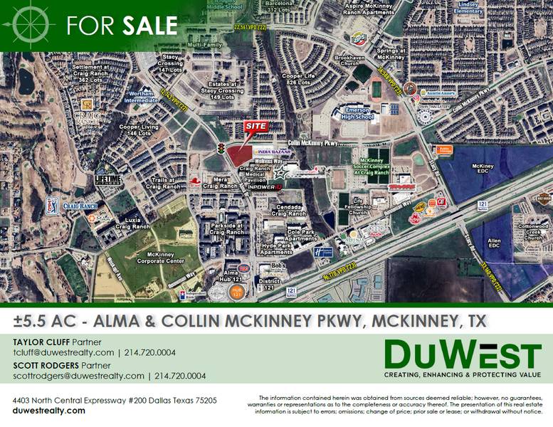 5.5 AC - Alma & Collin McKinney Pkwy — SEC of Alma & Collin McKinney Pkwy, McKinney, TX