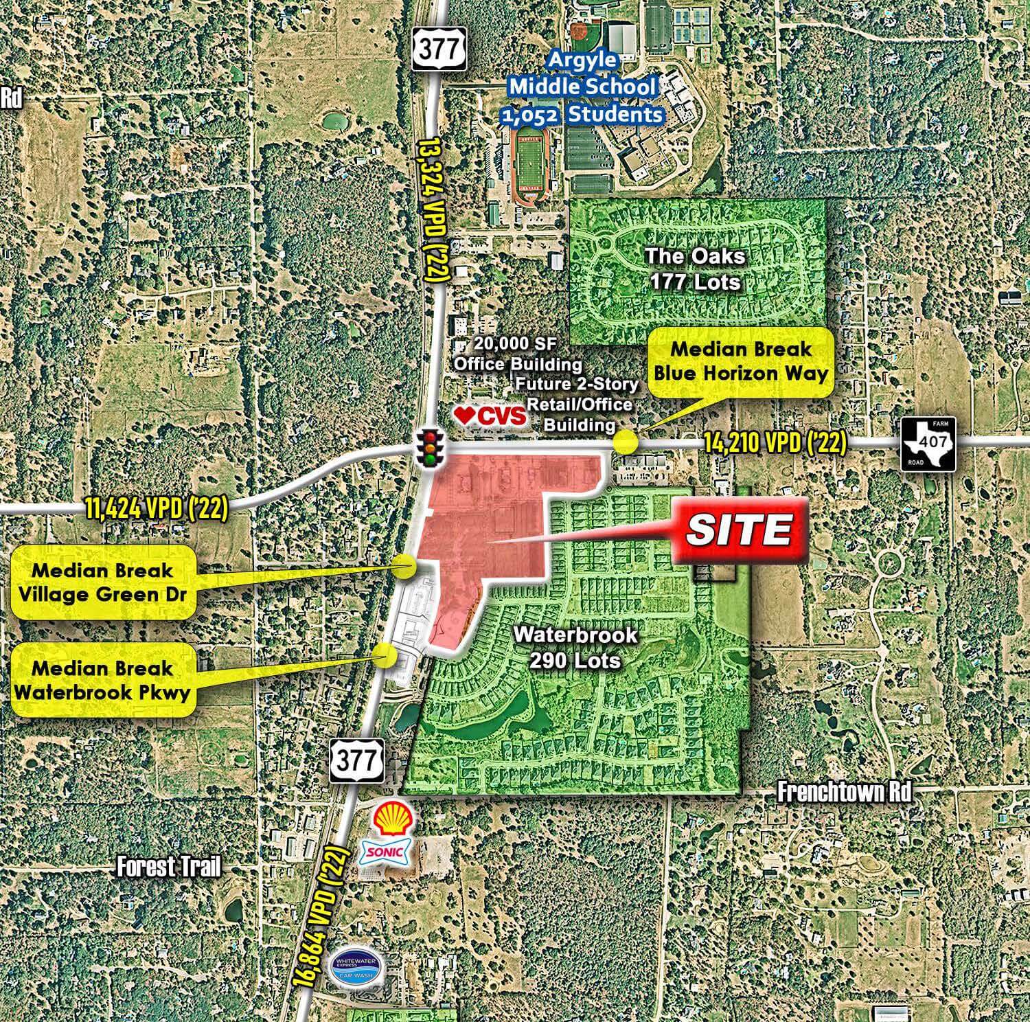 17.93 Acre Retail Development | Argyle, TX — SEC of FM-407 & US-377, Argyle, TX, 76226 photo 2