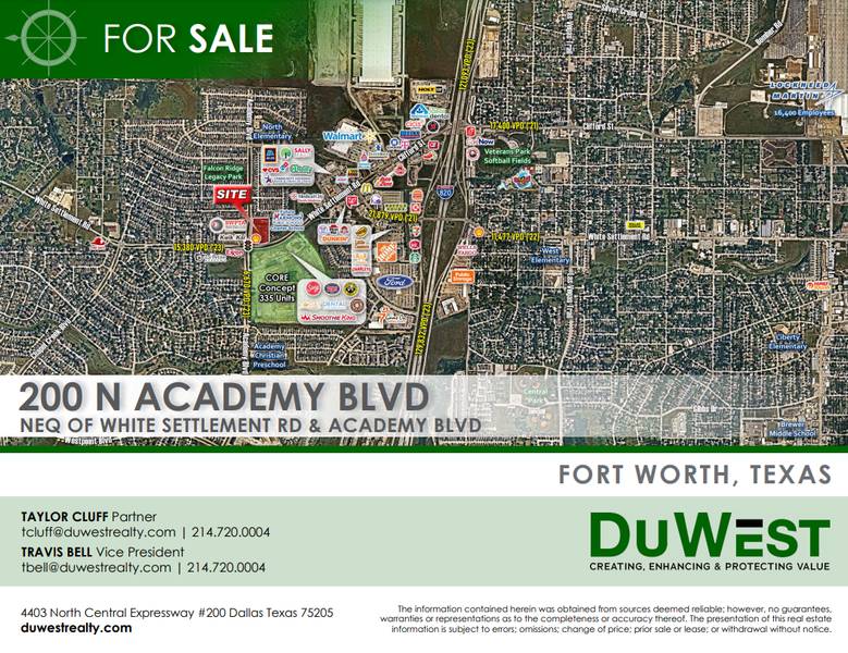 200 N Academy Blvd | Land For Sale — 200 N Academy Blvd, Fort Worth, TX