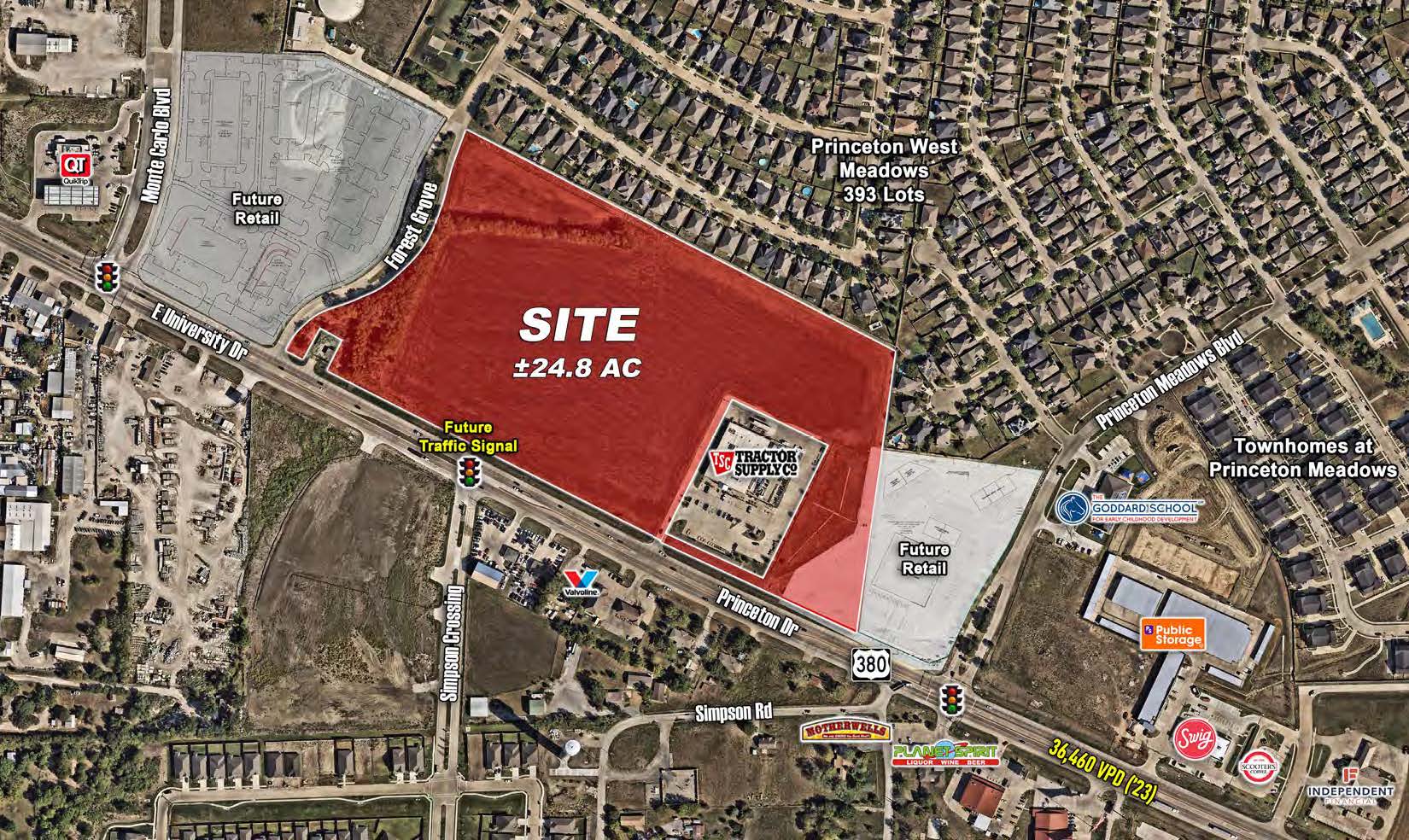 Princeton 24 | ±24 Acre Development Opportunity  — 5182 West Princeton Drive, Princeton, TX, 75407 photo 2