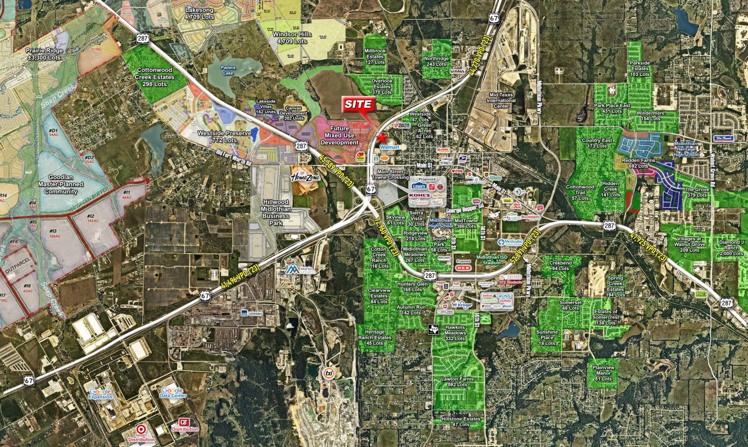 Walmart Outparcel | Midlothian, TX — NWQ of Highway 67 & Main Street, Midlothian, TX photo 2