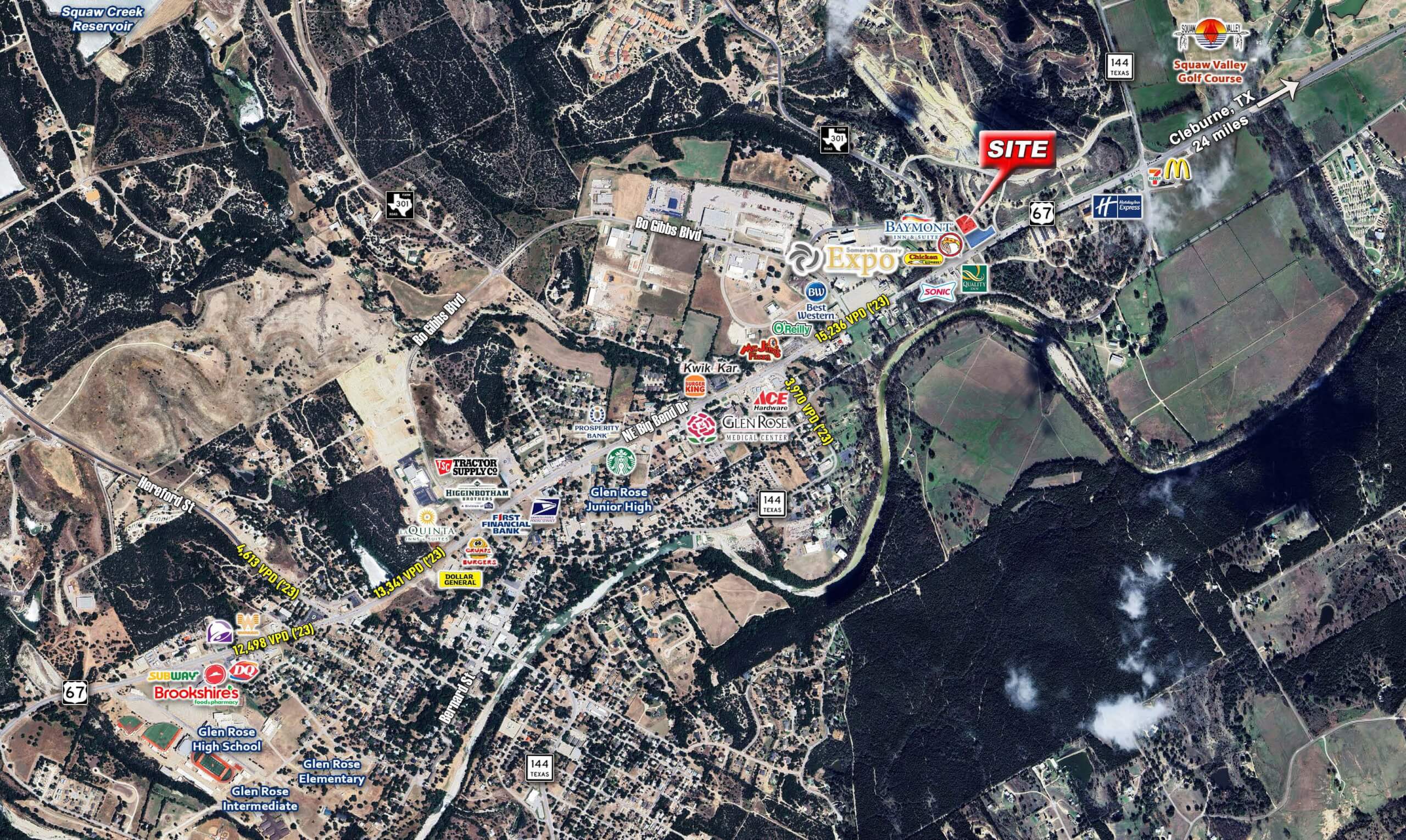 Glen Rose Pad Site Opportunity | Glen Rose, TX — US-67 at Rhett Butler Dr, Glen Rose, TX photo 3