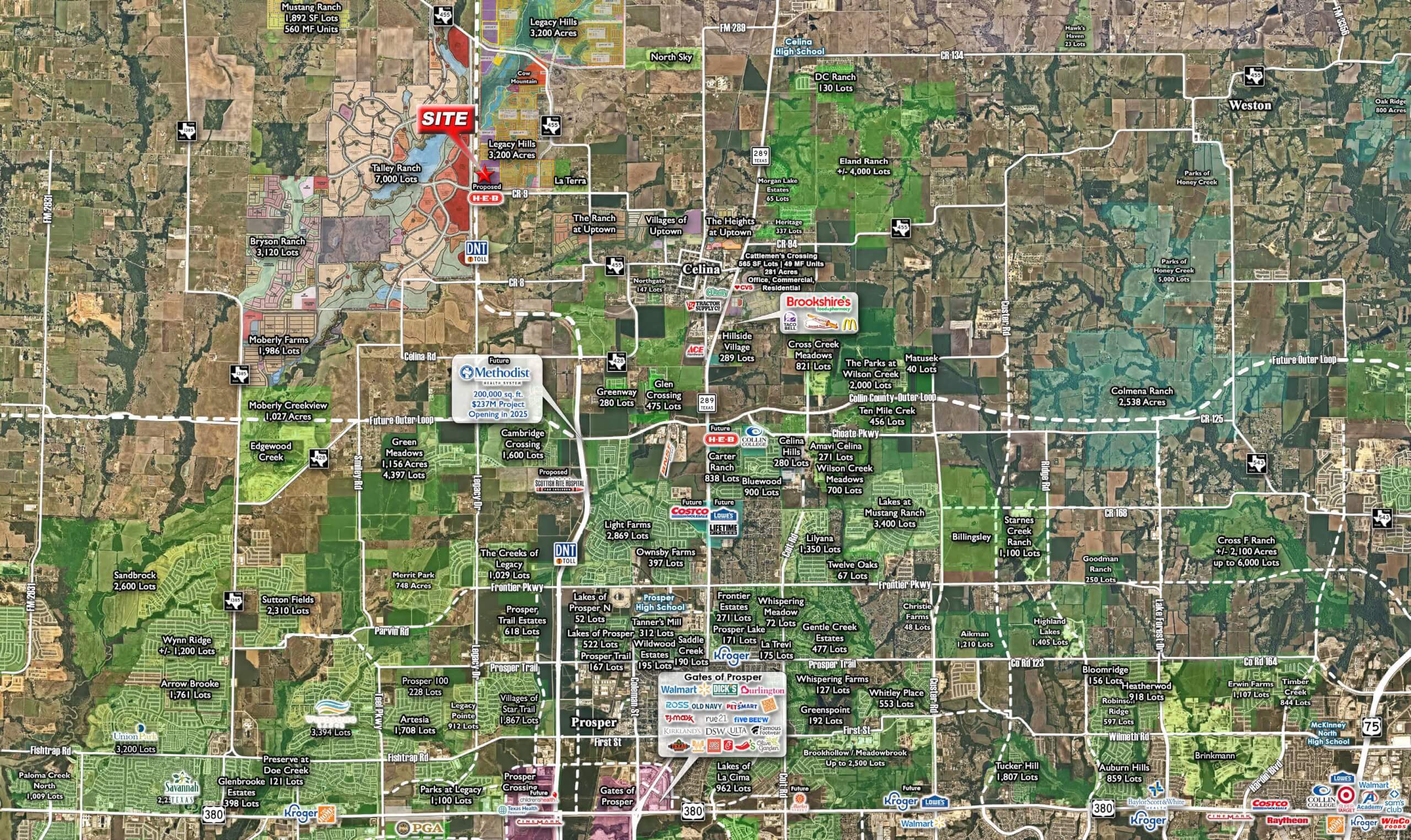 Legacy Hills Retail | Celina, TX — NEQ of DNT & CR-9/J Fred Smith Pkwy, Celina, TX, 75009 photo 2