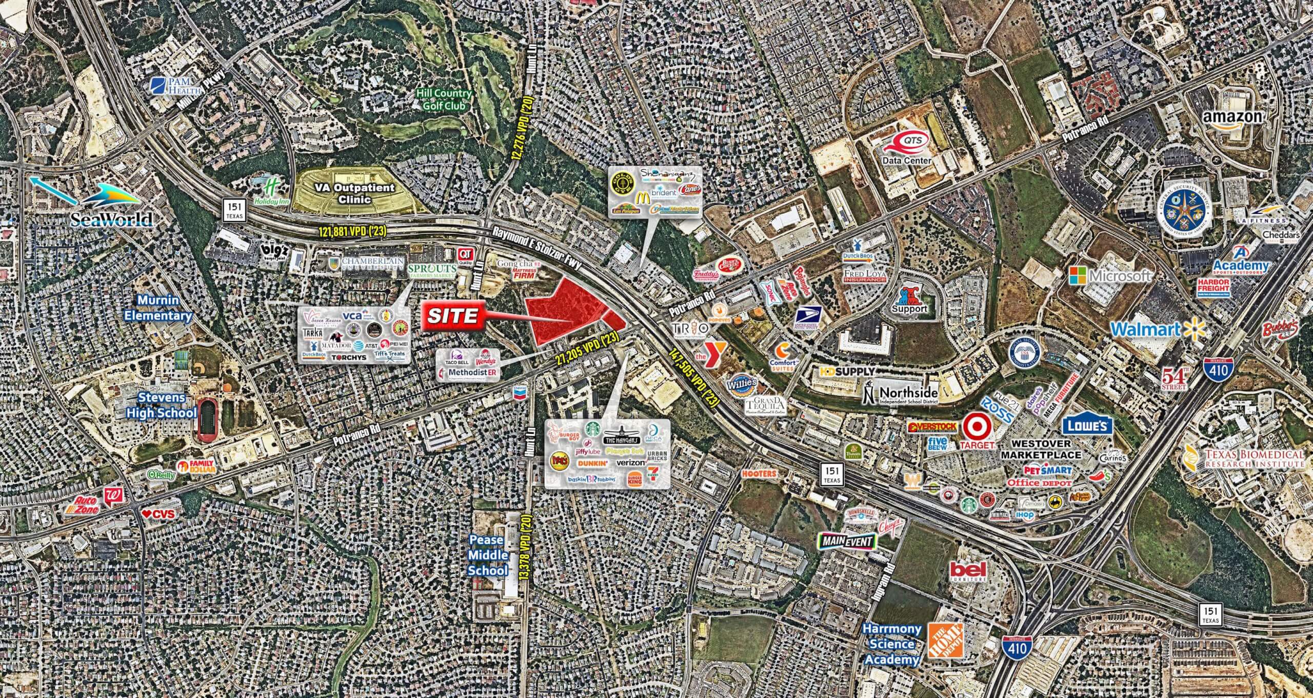 Potranco/151 Land | San Antonio, TX — 9210 Texas Highway 151, San Antonio, TX, 78251