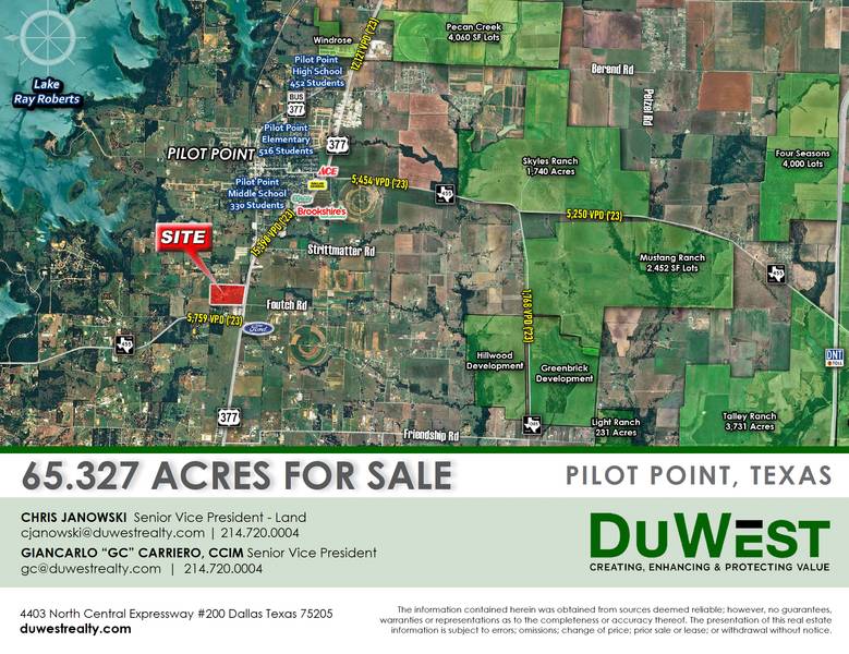 65 Acres of Land with Event Venue — 1357 US-377, Pilot Point, TX photo 2