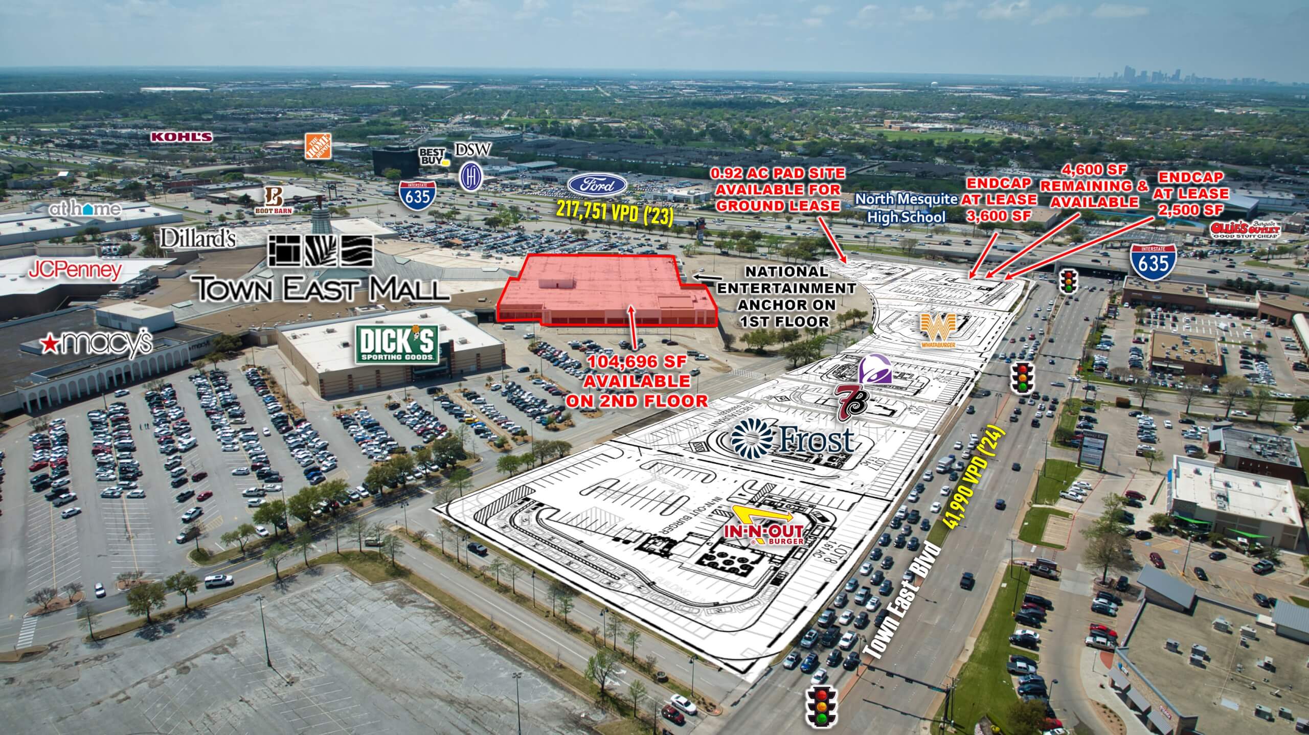 Town East Mall Parcel — 1116 Town East Mall, Mesquite, TX, 75150