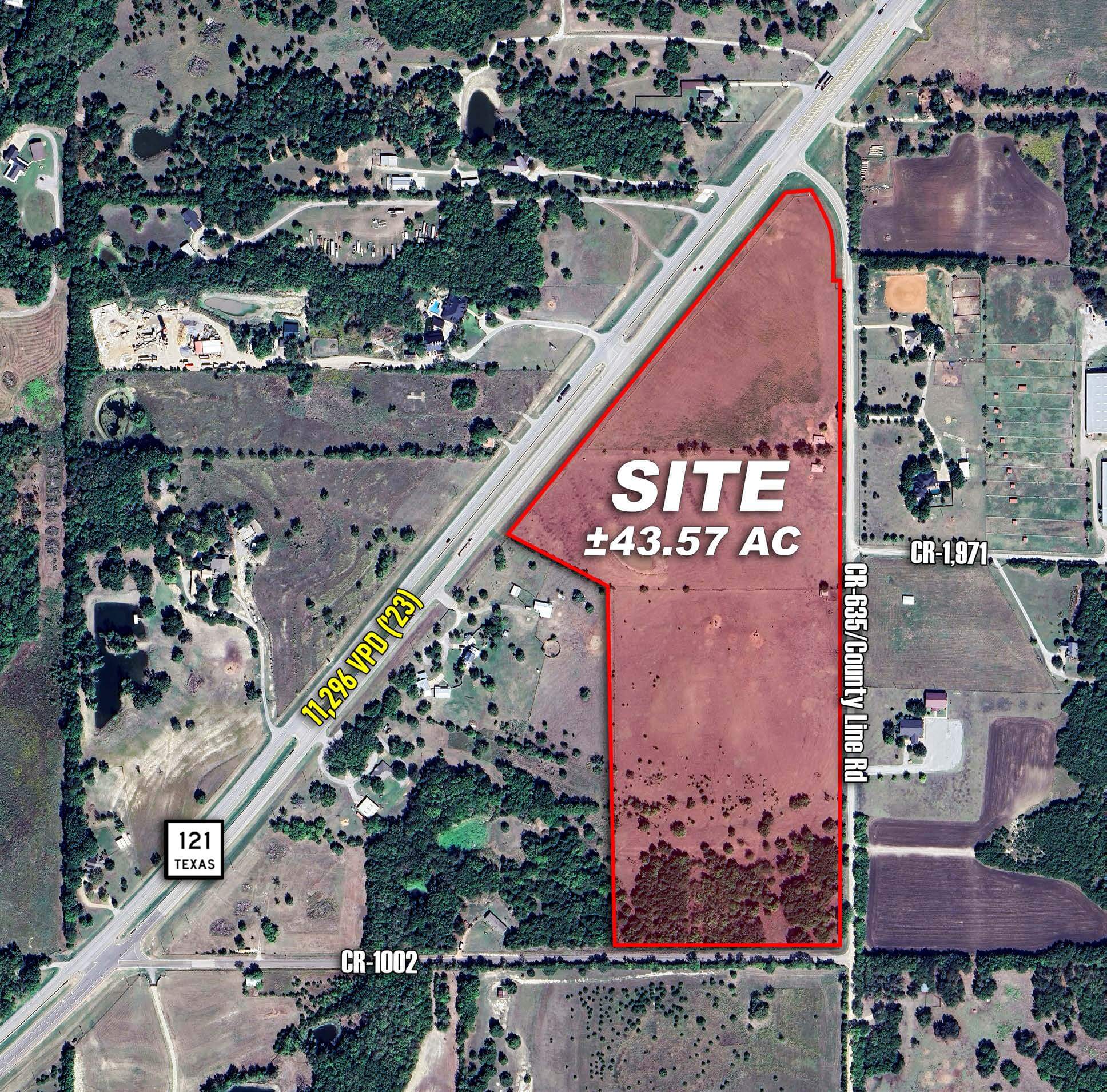 43.57 Acres For Sale - Blue Ridge ETJ, Texas — 16163 County Road 635, Blue Ridge, TX photo 2