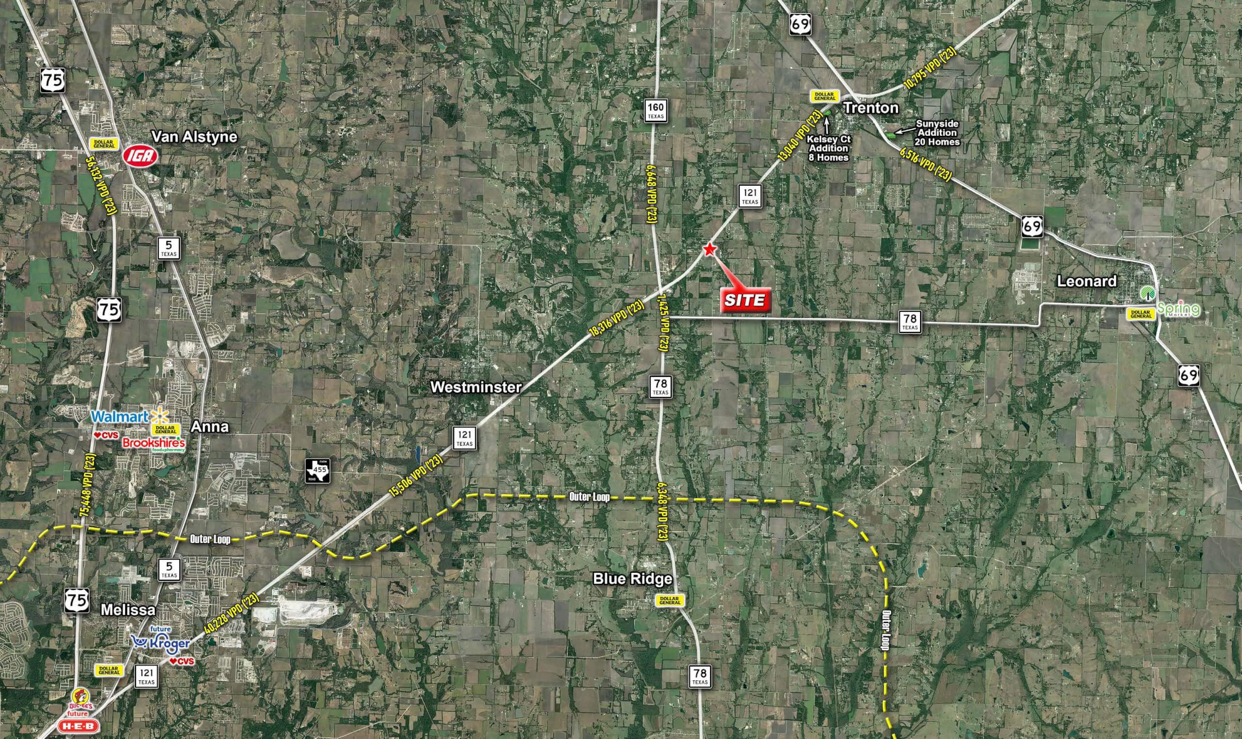 43.57 Acres For Sale - Blue Ridge ETJ, Texas — 16163 County Road 635, Blue Ridge, TX photo 3