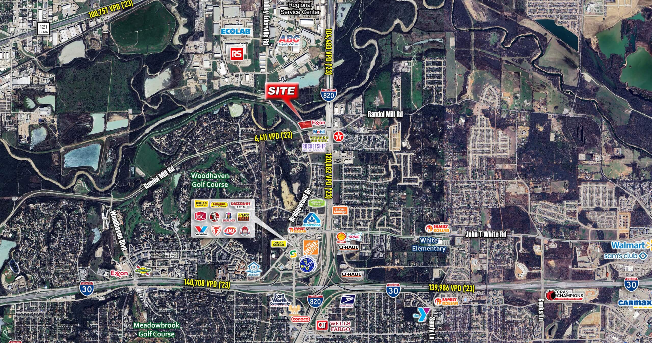3.871 Acres For Sale - NEC of Randol Mill & Handley Ederville - Fort Worth — 6605 Randoll Mill Rd, Fort Worth, TX