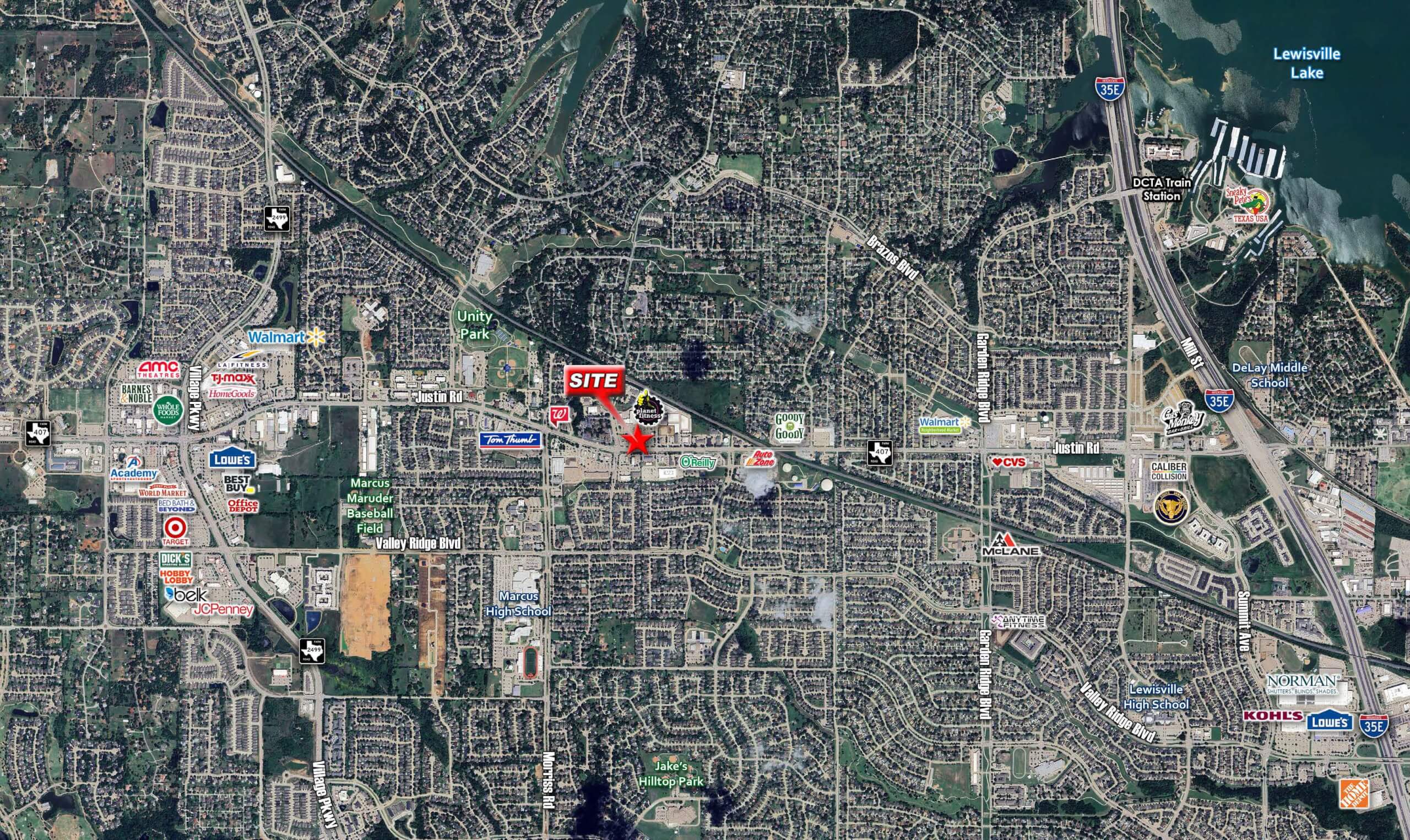 Pad Site For Lease - Justin Rd & Highland Village Rd — 2270 Justin Road, Highland Village, TX, 75077 photo 2