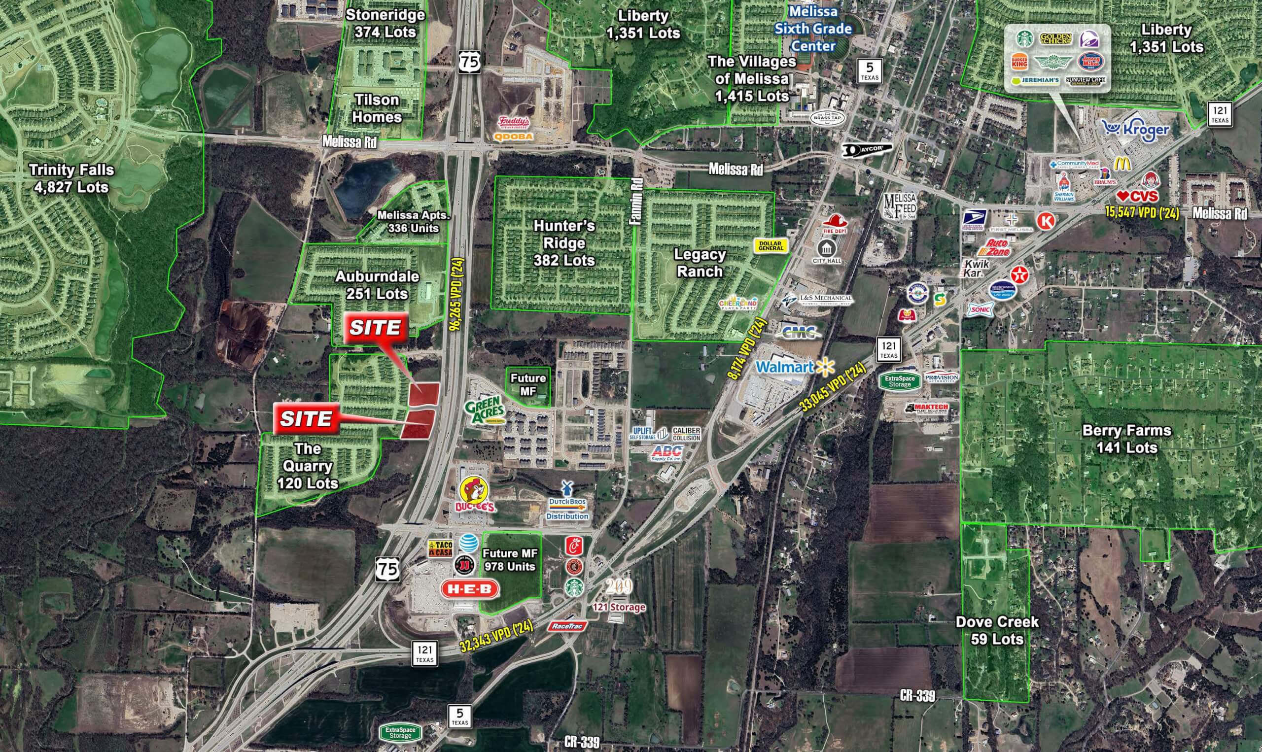Pad Sites Fronting US 75 - Melissa, TX — 1814 Central Expressway, Melissa, TX, 75454 photo 3