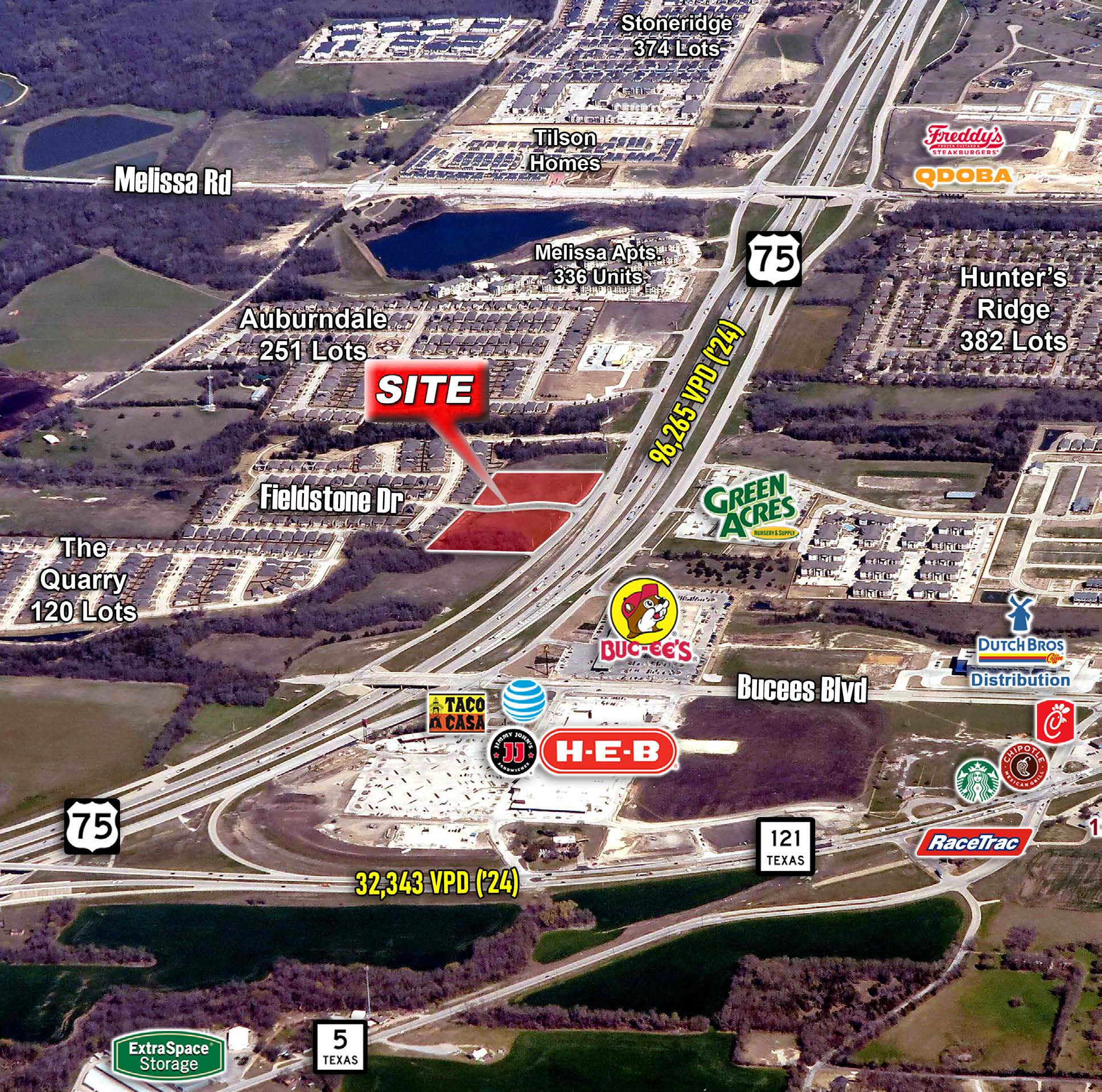 Pad Sites Fronting US 75 - Melissa, TX — 1814 Central Expressway, Melissa, TX, 75454 photo 2
