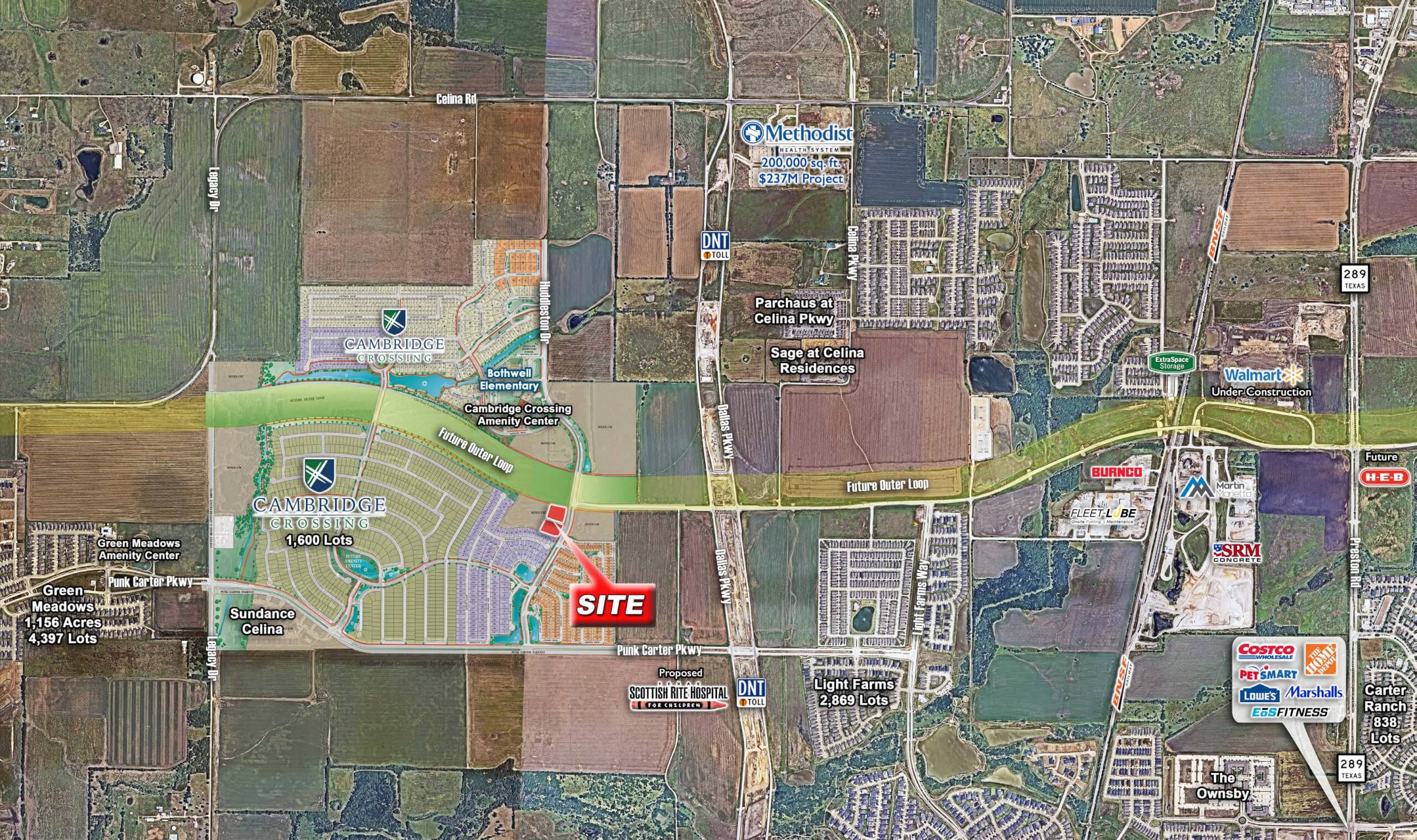 Cambridge Crossing Commercial Land - Celina, TX — SWC of Outer Loop and Huddleston Drive, Celina, TX photo 4