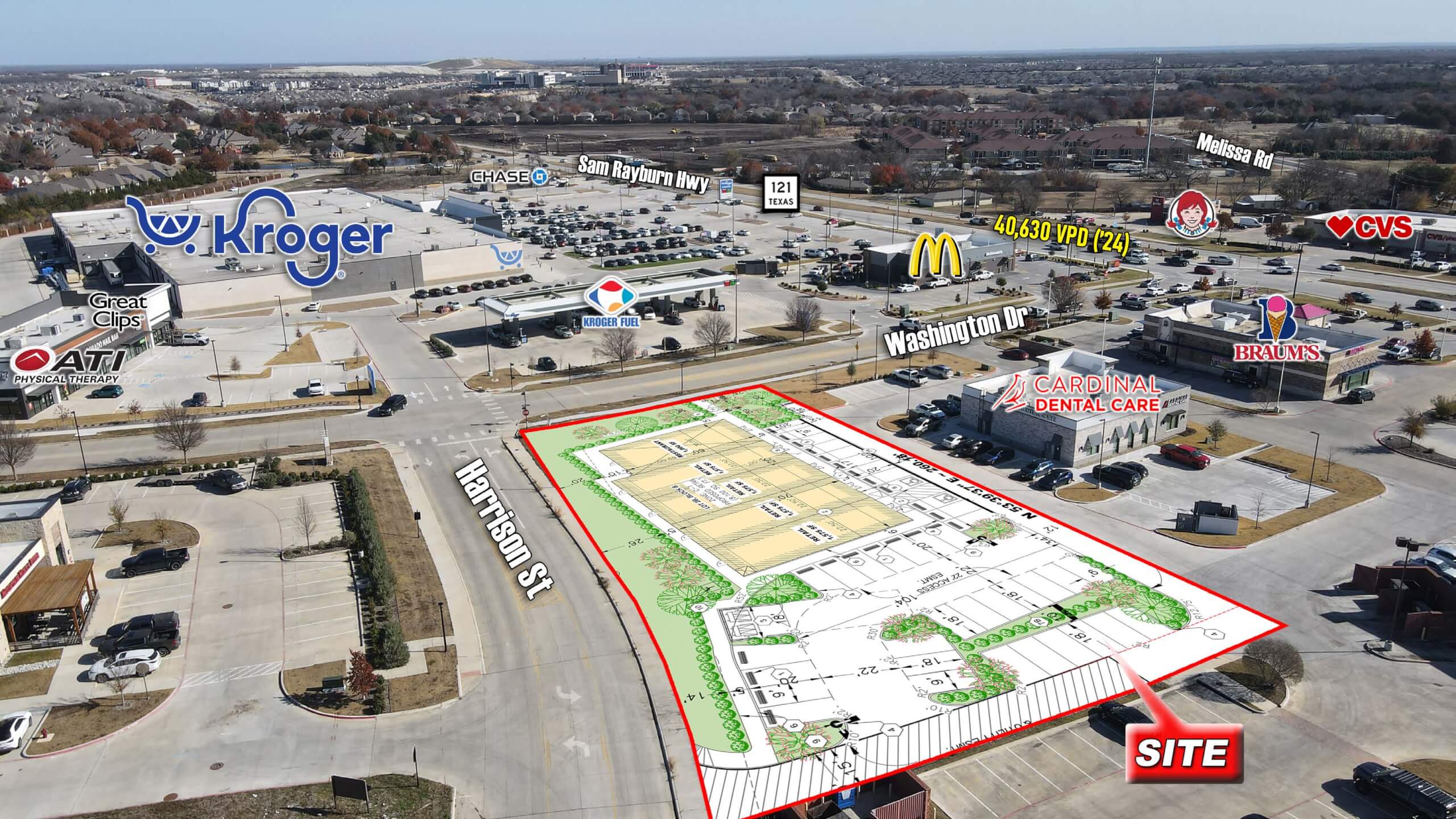 Melissa Junction | Kroger Anchored Future Retail — 2625 Sentinel Way, Melissa, TX, 75454 photo 4