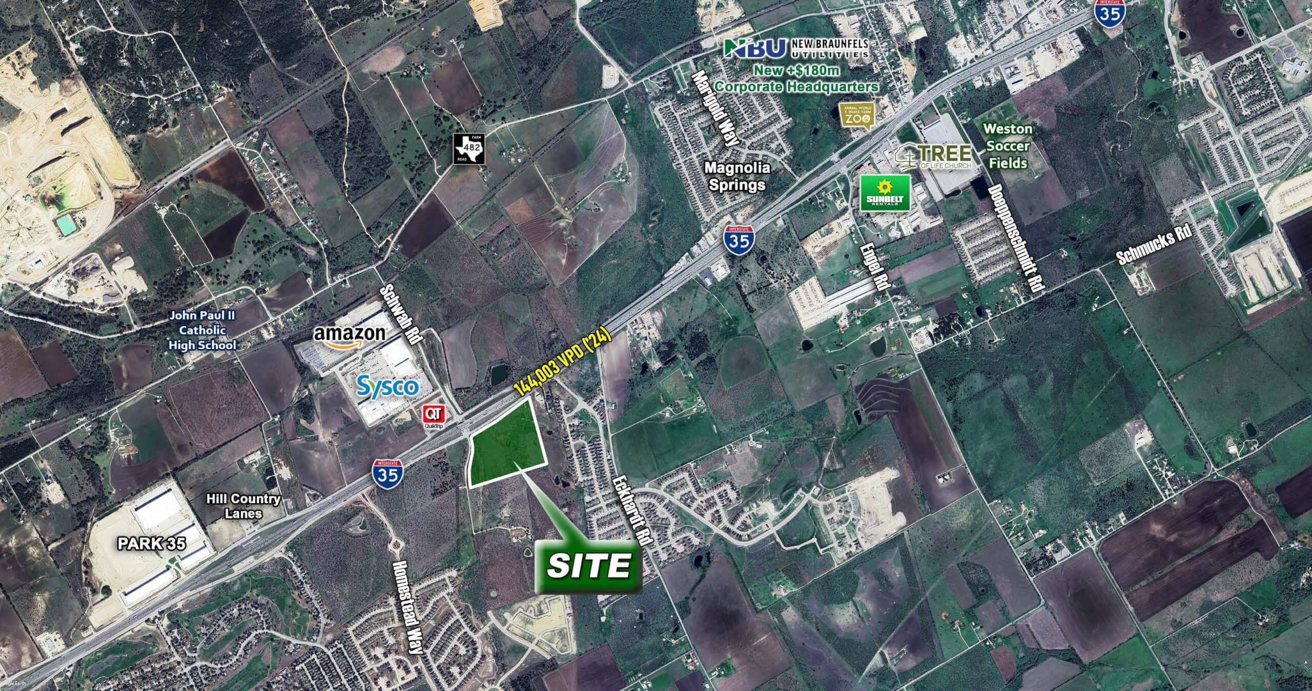 Schwab Road Development | Schertz, TX — SEC of I-35 & Schwab Road, Schertz, TX, 78154