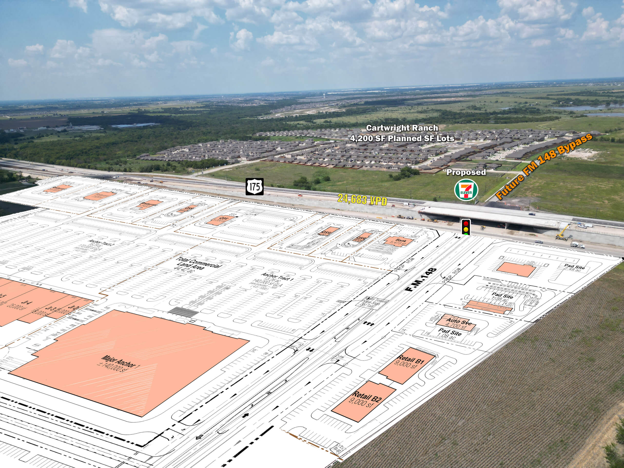 Crandall Village | US 175 & FM 148 — West US Highway 175, Crandall, TX, 75114 photo 3