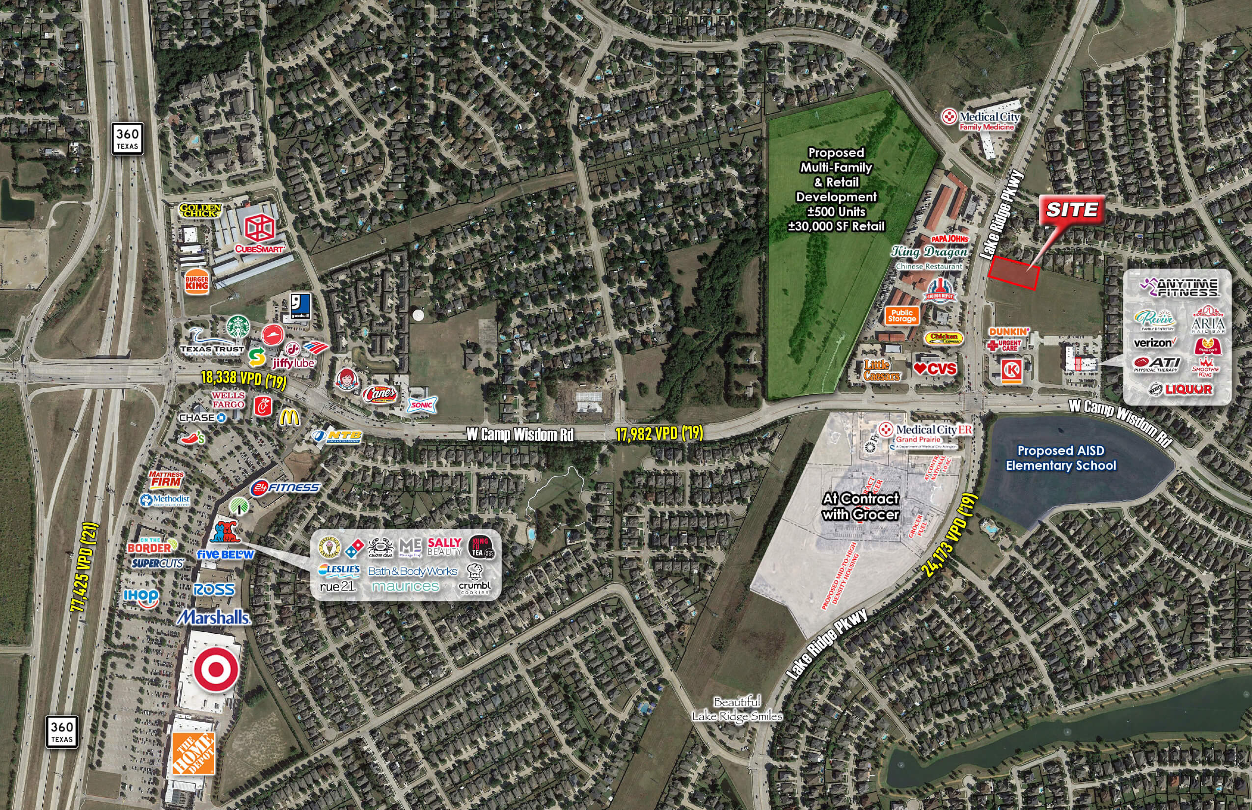 1.035 AC Pad | NEQ of Lake Ridge Parkway & Camp Wisdom Road — 5150 Lake Ridge Parkway, Grand Prairie, TX, 75052 photo 2