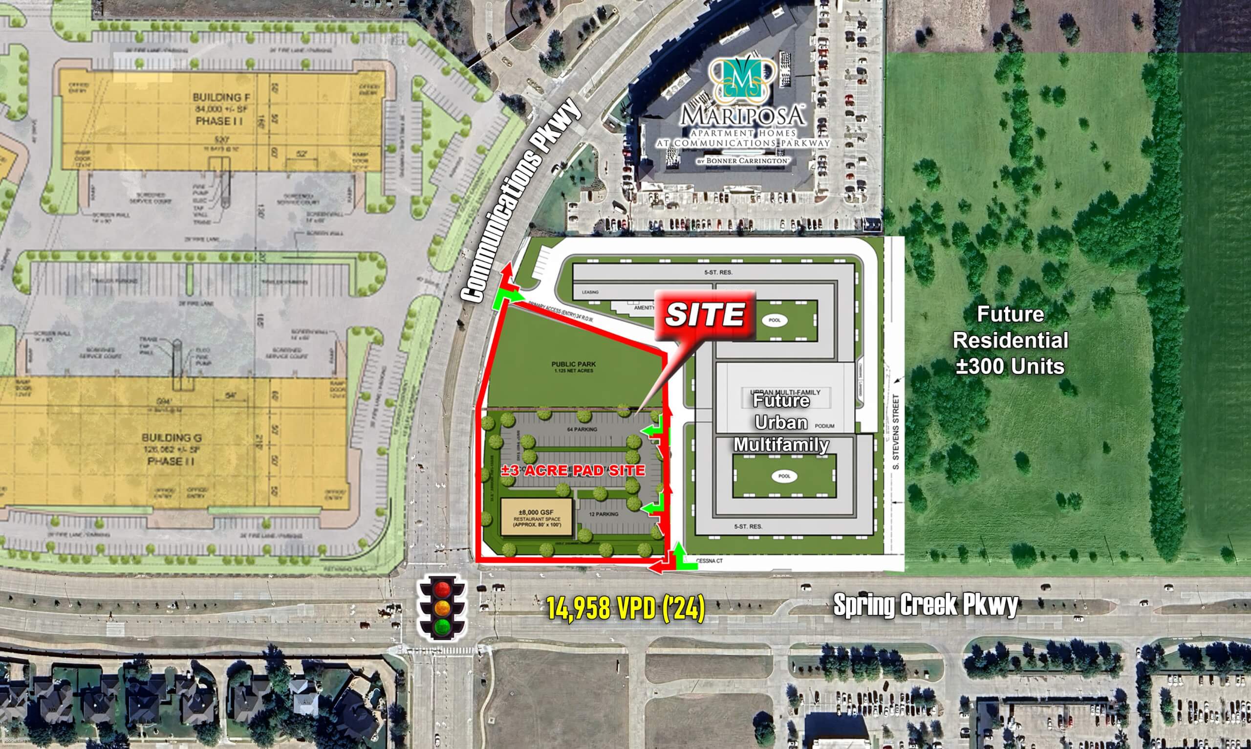 3 AC Pad Site | West Plano — NEC W Spring Creek Pkwy & Communications Pkwy, Plano, TX, 75024