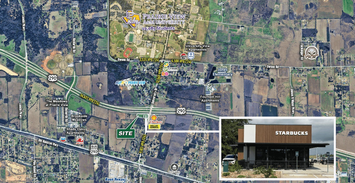 Prairie View Crossing | Prairie View, TX — 421 University Drive, Prairie View, TX, 77445