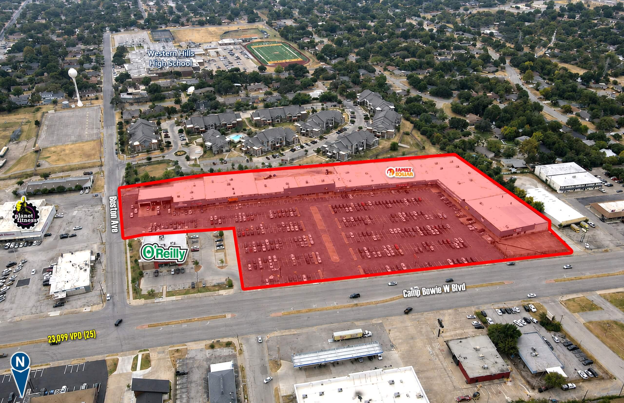 Benbrook Shopping Center | Fort Worth, TX — 8101 Camp Bowie Blvd, Fort Worth, TX, 76116