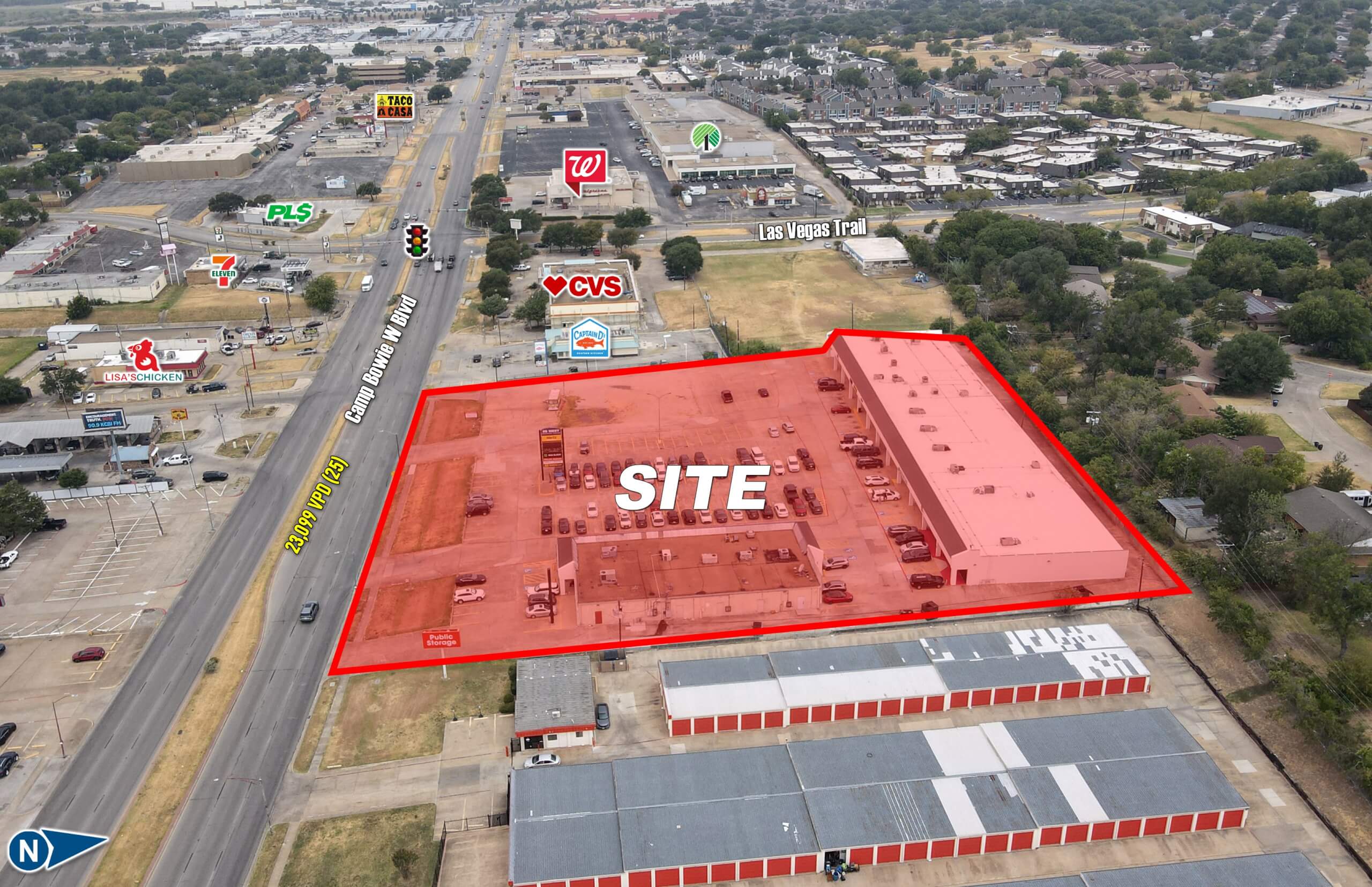 80 West Shopping Center | Fort Worth, TX — 8458 Camp Bowie West Boulevard, Fort Worth, TX, 76116