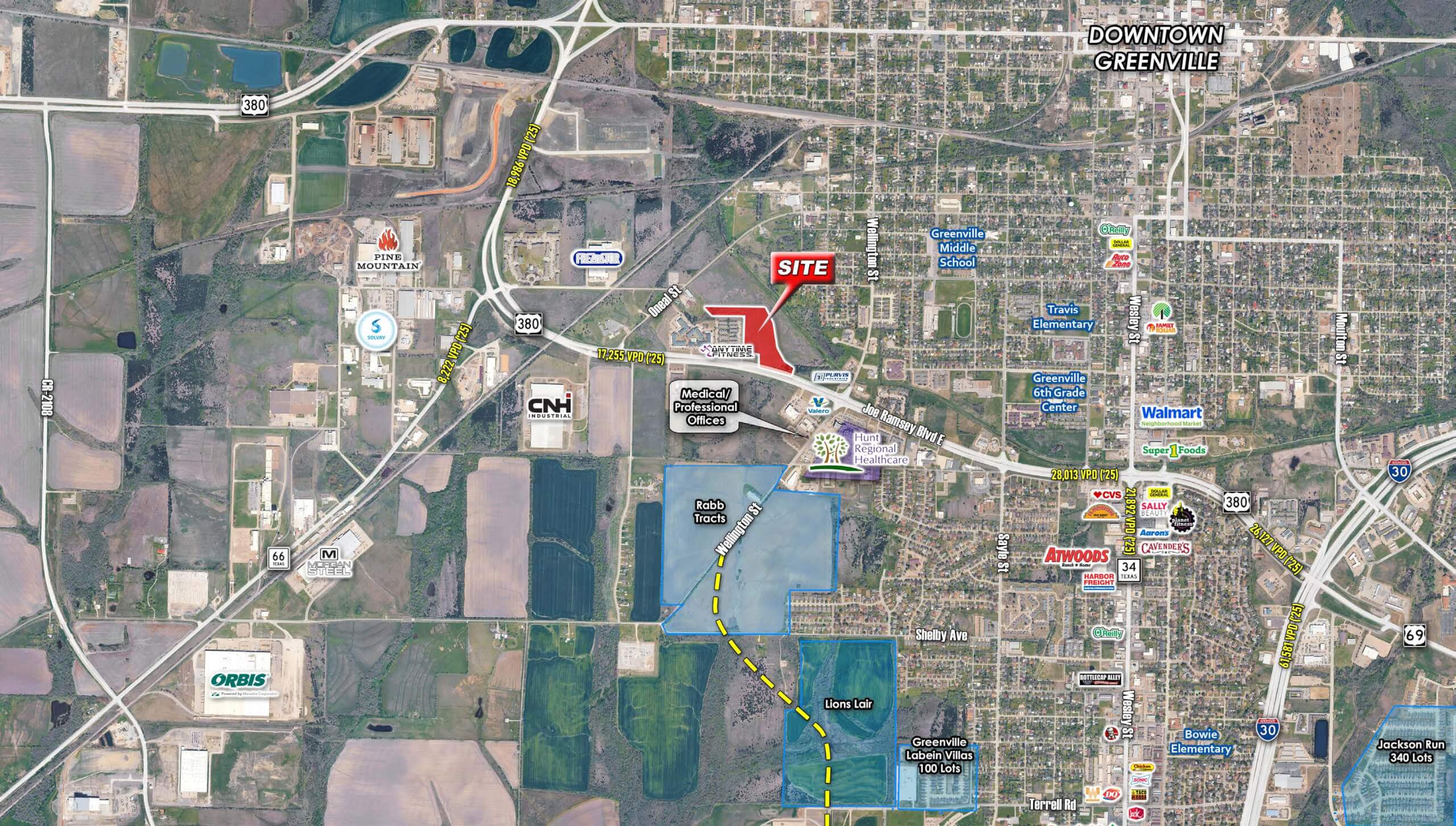 ±10 Acres for Sale |  US-380  — 4800 Joe Ramsey Boulevard East, Greenville, TX, 75401 photo 2