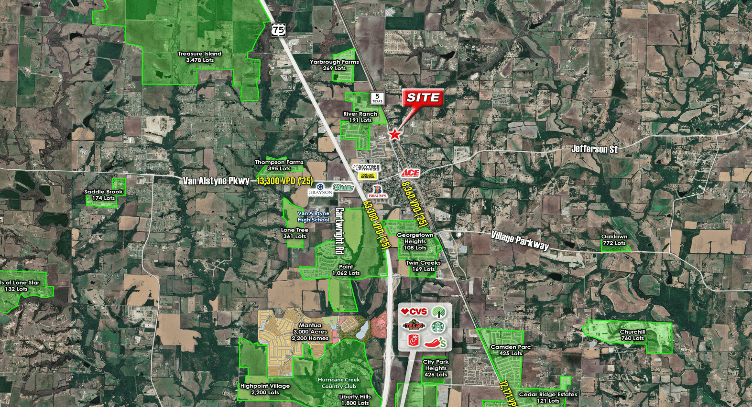 State Hwy 5 Pad Sites | Van Alstyne, TX — 1305 North Waco Street, Van Alstyne, TX, 75495