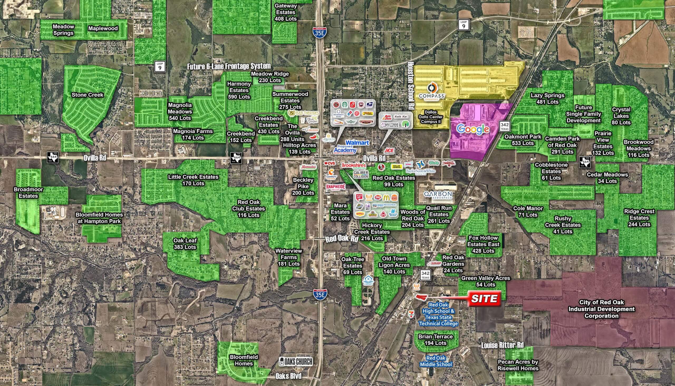 SH-342 & Mighty Hawk Blvd — 271 South State Highway 342, Red Oak, TX, 75154