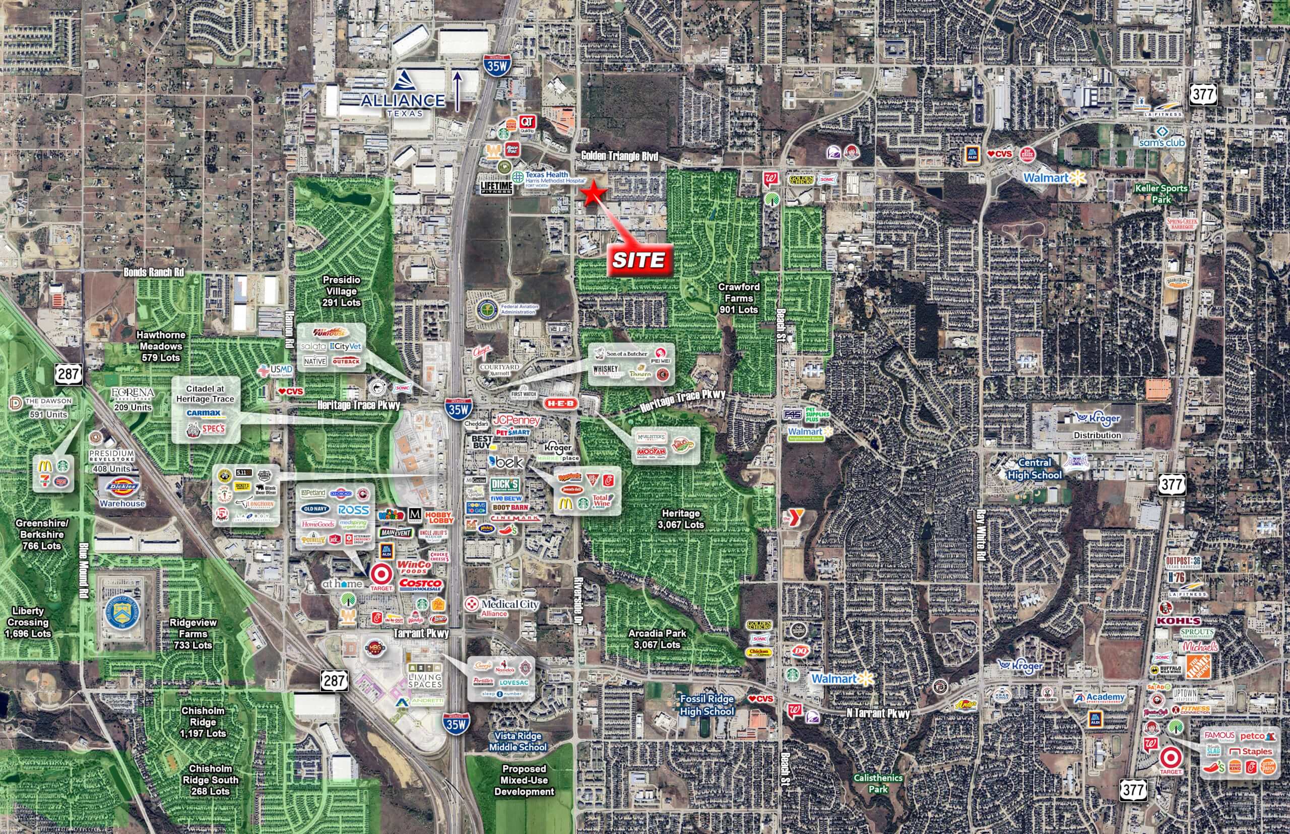 Alliance Development Sites | Fort Wroth, TX — 10620 North Riverside Drive, Fort Worth, TX, 76244 photo 2