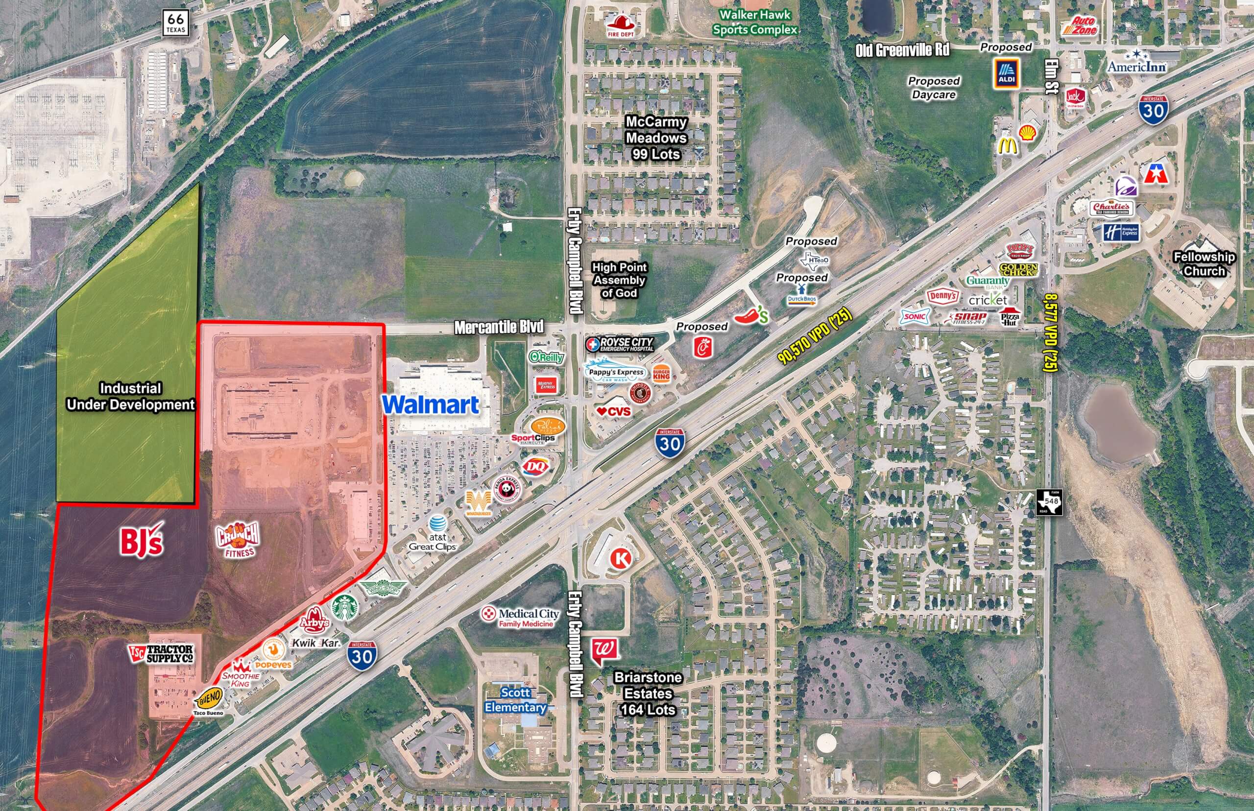 Erby Campbell Retail | Royse City, TX — 772 West Interstate 30, Royse City, TX, 75189
